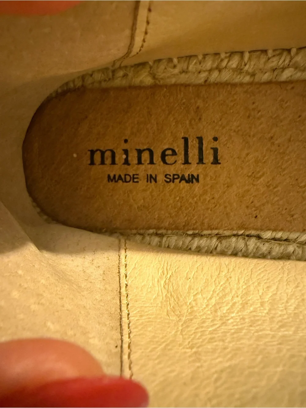 Minelli Black Espadrilles with Gold Glitter Toe